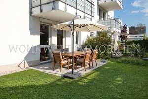 Lichtdurchflutete 3-Zi.-EG-Wohnung mit Terrasse und Gartenanteil