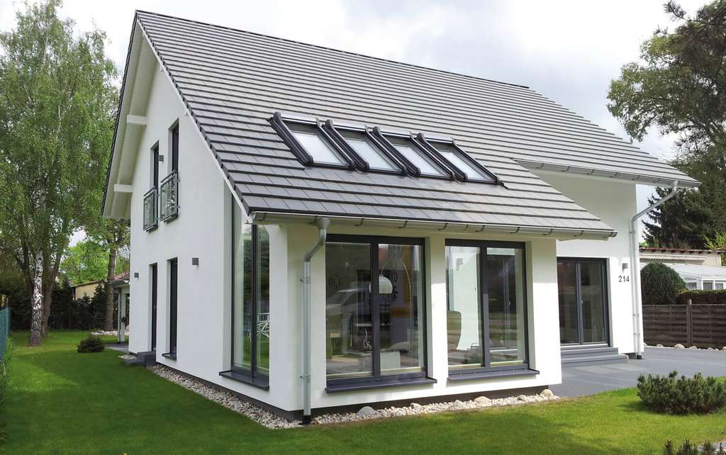 Immobilie in Fredersdorf-Vogelsdorf - * Einfamilienhaus mit Wintergarten - 159 m² - bezugsfertig und förderfähig - 0177 6607302 * - Bild 1