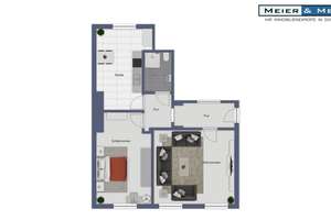 Bezugsfertig: Stilvoll sanierte 2-Zimmer-Wohnung in Düsseldorf-Pempelfort! – Eulerstraße 10, 40477 Derendorf, Düsseldorf – Vorschaubild 6