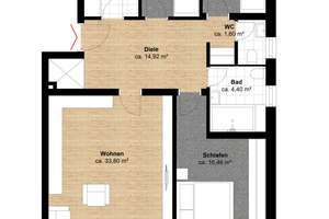 3,5 Zimmer Wohnung mit Süd-West Terrasse und Garage – Die vollständige Adresse der Immobilie erhältst du vom Anbieter., 22143 Rahlstedt, Hamburg – Vorschaubild 13