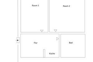 Großzügige und helle 2-Zimmer-Wohnung mit Einbauküche – Bernhardstraße 45, 4315 Volkmarsdorf, Leipzig – Vorschaubild 3