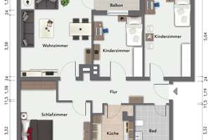 Schöne 4-Zimmer-Wohnung mit Balkon in Groß-Buchholz
**vermietet frei ab 01.10.2026** – Die vollständige Adresse der Immobilie erhältst du vom Anbieter., 30655 Groß-Buchholz, Hannover – Vorschaubild 22