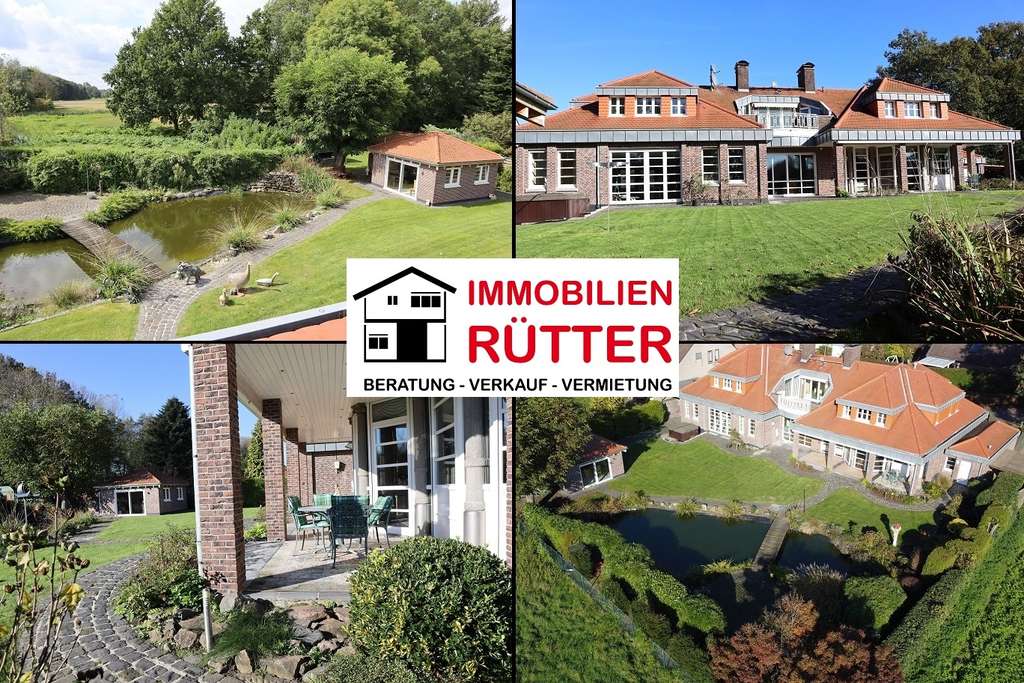 Familienfreundliche Villa mit traumhaftem Gartenparadies in Kerken-Nieukerk, Schwimmbad, 3 Garagen