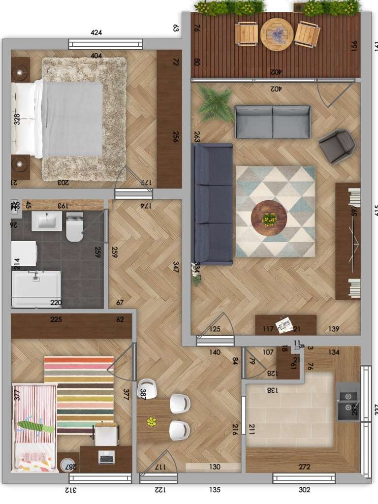 Immobilie in Würselen - günstige, vermietete 3 Zimmer-Wohnung mit Loggia in Würselen-Teut! - Bild 0