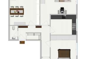 gemütliche 3 Zi. DG-Wohnung in Hamburg Rissen: 74 m² mit Südwest-Loggia & Garage in familiärer Lage – Die vollständige Adresse der Immobilie erhältst du vom Anbieter., 22559 Rissen, Hamburg – Vorschaubild 23