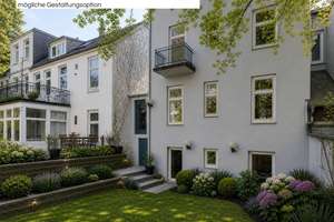 Stilechtes Altbau-Stadthaus mit vielen Nutzungsmöglichkeiten in zentraler Lage! – Die vollständige Adresse der Immobilie erhältst du vom Anbieter., 20251 Eppendorf, Hamburg – Vorschaubild 3