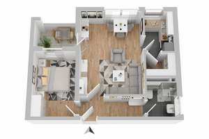 Modernisiert & bezugsfrei: 2-Zimmer-Wohnung mit Balkon *Provisionsfrei* – Die vollständige Adresse der Immobilie erhältst du vom Anbieter., 60529 Schwanheim, Frankfurt am Main – Vorschaubild 14