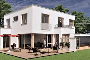 Effizienzhaus A+, KfW 40, mit Grundstück, Wohnkeller, Fußbodenheizung, PV-Anlage und Garage