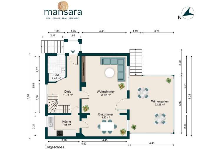 Grundriss Erdgeschoss