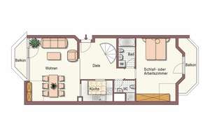 - Über Oberkassel - Renovierte Dachgeschoss-Maisonette-Wohnung! – Die vollständige Adresse der Immobilie erhältst du vom Anbieter., 40545 Oberkassel, Düsseldorf – Vorschaubild 18