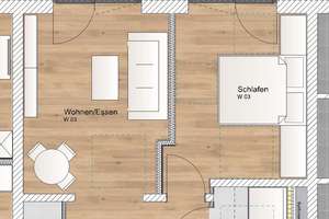 KfW 40 QNG: 150.000 € Förderkredit - 2 Zimmer EG Wohnung mit Nordterrasse – Die vollständige Adresse der Immobilie erhältst du vom Anbieter., 85748 Garching bei München – Vorschaubild 2