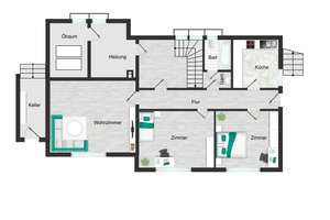 Eigenheim oder Kapitalanlage - freistehendes Wohnhaus mit zwei Wohnungen – Die vollständige Adresse der Immobilie erhältst du vom Anbieter., 97218 Gerbrunn – Vorschaubild 12
