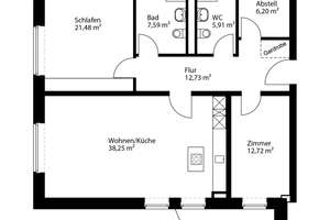 EICHE43 + Neubau zwischen Stadt und Grün + 3-Zimmer-Eigentumswohnung – Die vollständige Adresse der Immobilie erhältst du vom Anbieter., 24116 Schreventeich, Kiel – Vorschaubild 8