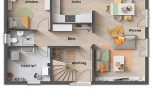 Das Einfamilienhaus mit dem schönen Satteldach - Freundlich und gemütlich – Die vollständige Adresse der Immobilie erhältst du vom Anbieter., 76297 Stutensee – Vorschaubild 8