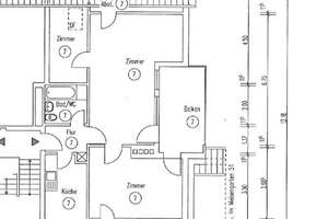 Lieber 3- statt 2-Zimmer: unvermietete 3-Zimmerwohnung mit Einbauküche, Duschbad und Balkonterrasse – Die vollständige Adresse der Immobilie erhältst du vom Anbieter., 53179 Rüngsdorf, Bonn – Vorschaubild 7