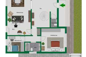 Gepflegtes Wohnhaus mit ebenerdiger Einliegerwohnung und Garten – Düferother Straße 10, 53639 Rhein-Sieg-Kreis – Vorschaubild 18