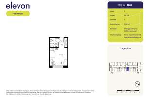 Ausschließlich für Studenten! Modern, möbliert, mit Stil: Wohnen im elevon – Chicago Lane 7a, 30539 Mittelfeld, Hannover – Vorschaubild 9