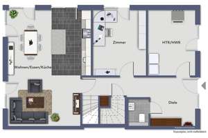 NEUBAU !!! 5 -Zi.-EFH in Bergstedt zu vermieten – Wohldorfer Damm 37, 22395 Bergstedt, Hamburg – Vorschaubild 14