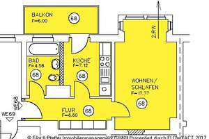Gemütliche 1-Raumwohnung mit Balkon in Stadtfeld Ost! – Große-Diesdorfer-Str. 6-11, 39108 Stadtfeld Ost, Magdeburg – Vorschaubild 5
