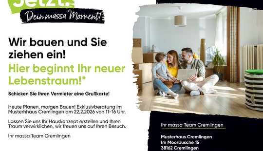 Bild von Warum weiter Miete bezahlen - Ihr Traumhaus in 2026 - bauen mit massa Haus