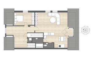Gemütliche 2-Zimmer Dachgeschosswohnung in zentraler Stadtlage von Isny – Die vollständige Adresse der Immobilie erhältst du vom Anbieter., 88316 Isny im Allgäu – Vorschaubild 11