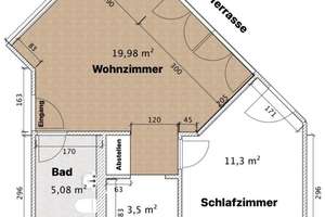 Wohnen mit Charakter: 2-Zimmer-Wohnung in Potsdam-Bornstedt – Die vollständige Adresse der Immobilie erhältst du vom Anbieter., 14469 Bornstedt, Potsdam – Vorschaubild 2