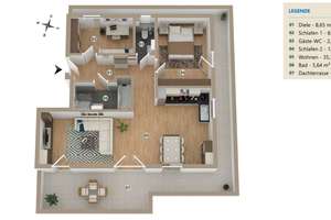 Exklusive Penthousewohnung in Dortmund-Wickede – 44319 Wickede, Dortmund – Vorschaubild 8