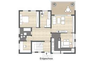 Zweifamillenhaus in einem Teilort von Wangen - ländlich, großzügiges Grundstück, ideal für Familien – Die vollständige Adresse der Immobilie erhältst du vom Anbieter., 88239 Wangen im Allgäu – Vorschaubild 4
