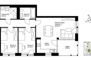 Komfort für Familien – zwei Bäder  – 79115 Haslach-Gartenstadt, Freiburg im Breisgau – Vorschaubild 7
