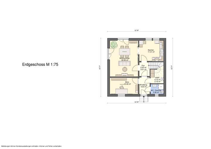 City 730 Grundriss EG o