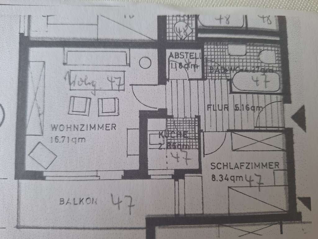 Immobilie in Wolfenbüttel - Helle 2-Zimmer Wohnung im 7. OG mit Balkon in Wolfenbüttel - Bild 0