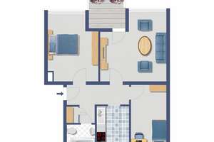 SOMMERAKTION* LEERWOHNUNG AB 1.8.2026 – Seitenhorst 3, 47279 Bissingheim, Duisburg – Vorschaubild 2