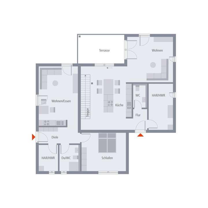 Mögliche Grundrissgestaltung E