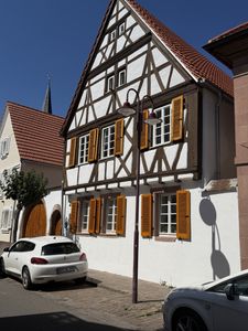Wohnen in historischem Fachwerkhaus: außergewöhnliche Dreizimmerwohnung