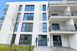 Neubau-Erstbezug 2-Zimmer-Erdgeschosswohnung in exklusiver Rheinlage in Mainz-Weisenau