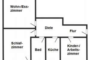 Kapitalanlage oder Selbstnutzung: Großzügige & helle 3-Zimmer-Wohnung in guter Lage – Die vollständige Adresse der Immobilie erhältst du vom Anbieter., 30519 Döhren, Hannover – Vorschaubild 10