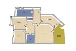 IMMOBERLIN.DE - Sehr angenehm positionierte Wohnung mit ruhiger Südwestterrasse – Die vollständige Adresse der Immobilie erhältst du vom Anbieter., 12107 Mariendorf, Berlin – Vorschaubild 9