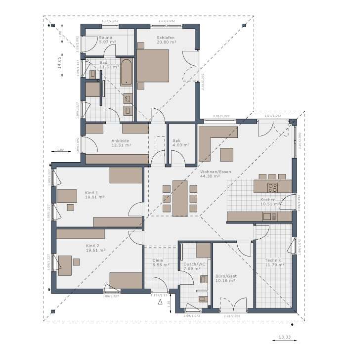 Grundriss Erdgeschoss