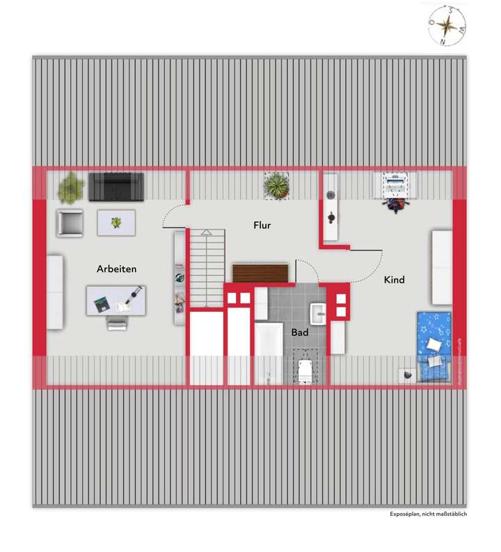 Grundriss Dachgeschoss
