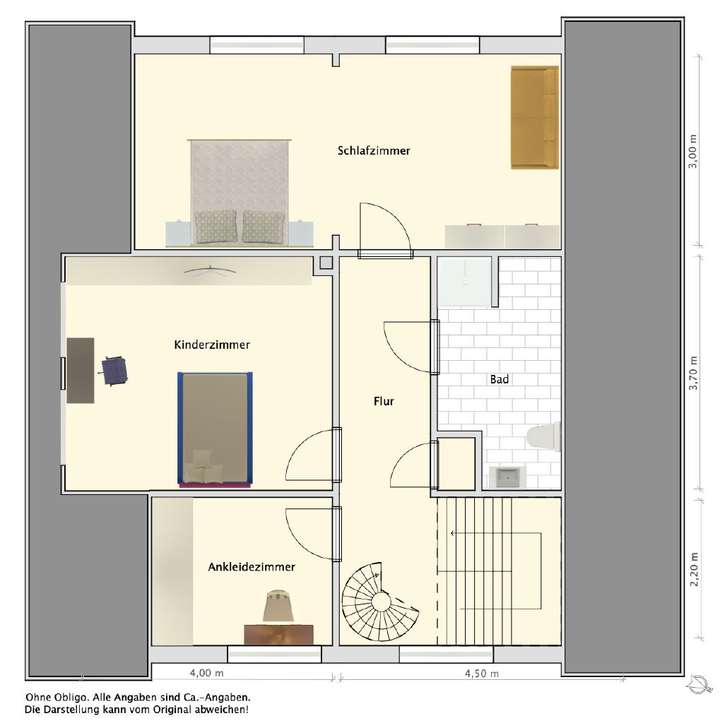 Grundriss Dachgeschoss