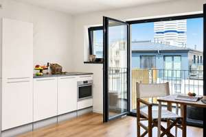 SCHWABINGER GERBERHÖFE: Großzügige 1-Zimmer-Wohnung mit Balkon und Blick auf den Olympiaturm – Sailerstr. 15, 80809 Am Luitpoldpark, München – Vorschaubild 3