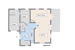 SEHR SCHÖNES EINFAMILIENHAUS MIT GARAGE UND PV-ANLAGE IN THRENA – Die vollständige Adresse der Immobilie erhältst du vom Anbieter., 4683 Belgershain – Vorschaubild 7