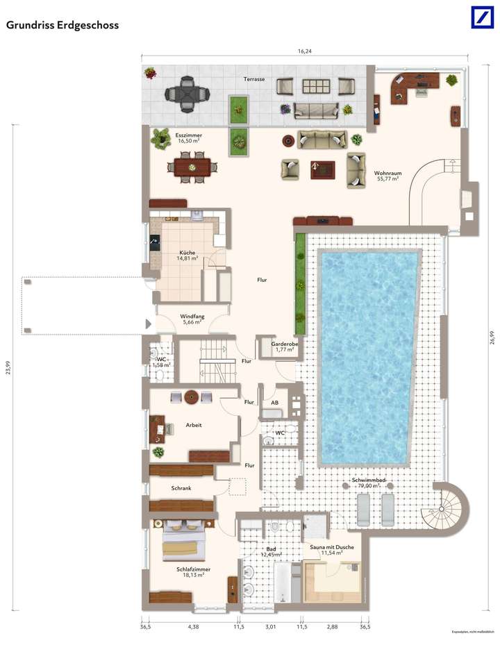 Grundriss Erdgeschoss