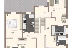 ++ Modernisiertes 3- bzw. 4 - Familienhaus mit viel Historie in bester Bedburger Lage! – Die vollständige Adresse der Immobilie erhältst du vom Anbieter., 50181 Bedburg – Vorschaubild 5