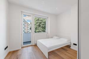 Möbliert, kernsaniert, Campus gegenüber: 2-Zimmer-Wohnung mit Balkon in Derendorf – 40476 Derendorf, Düsseldorf – Vorschaubild 4