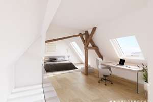 3-4 Zimmer: Maisonette-Dachgeschosswohnung mit Terrasse direkt auf der Luegallee – Luegallee 10, 40545 Oberkassel, Düsseldorf – Vorschaubild 24