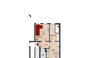 Tolle Wohnung im Zentrum von Wolfsburg // 1.OG rechts – Lessingstr. 19, 38440 Stadtmitte (Ortsteil), Wolfsburg – Vorschaubild 5