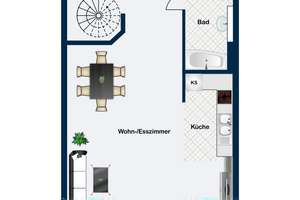 Wohnen am Wasser – modernisierte Maisonettewohnung mit Balkon – Die vollständige Adresse der Immobilie erhältst du vom Anbieter., 13595 Wilhelmstadt, Berlin – Vorschaubild 7