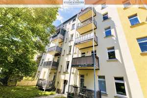 Vermietete 2-Raum-Denkmalwohnung mit sonnigem Balkon & Weitblick in Anger-Crottendorf
