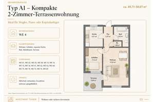 Bezugsfreie 2-Zimmer-Terrassenwohnung in Düsseldorf-Wittlaer – Eigener Gartenanteil – Die vollständige Adresse der Immobilie erhältst du vom Anbieter., 40489 Wittlaer, Düsseldorf – Vorschaubild 11